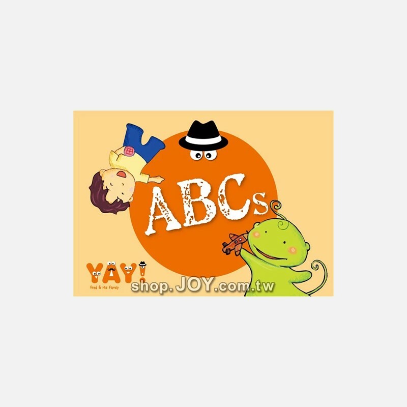 字母小書 ABCs (小寫及單字) 粉橘