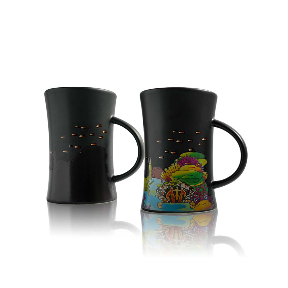 遊變台灣-新北市萬里海蟹變色杯(霧黑)