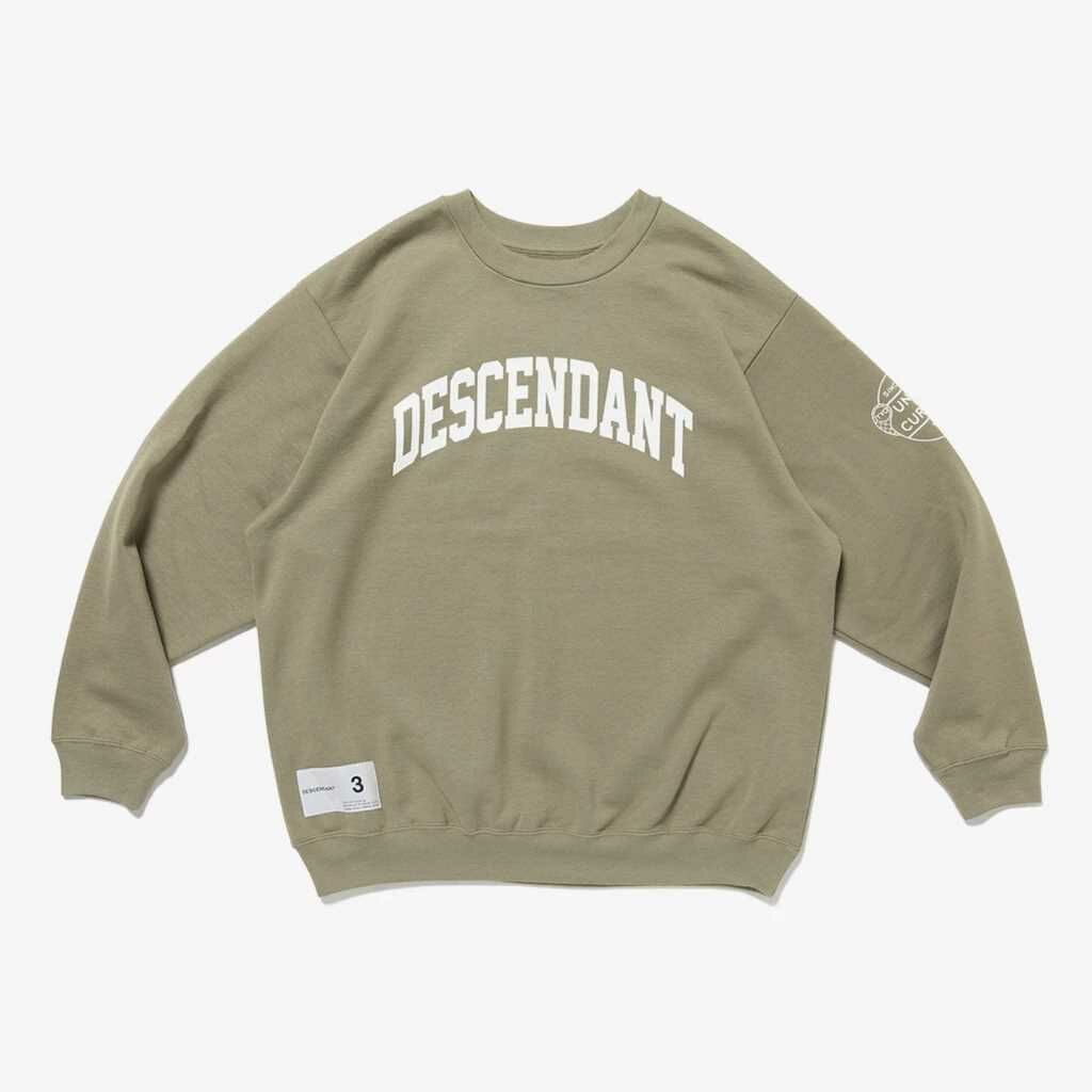 2021AW DESCENDANT TEAM CREW NECK SWEATSHIRT 大學T 目錄隱藏款