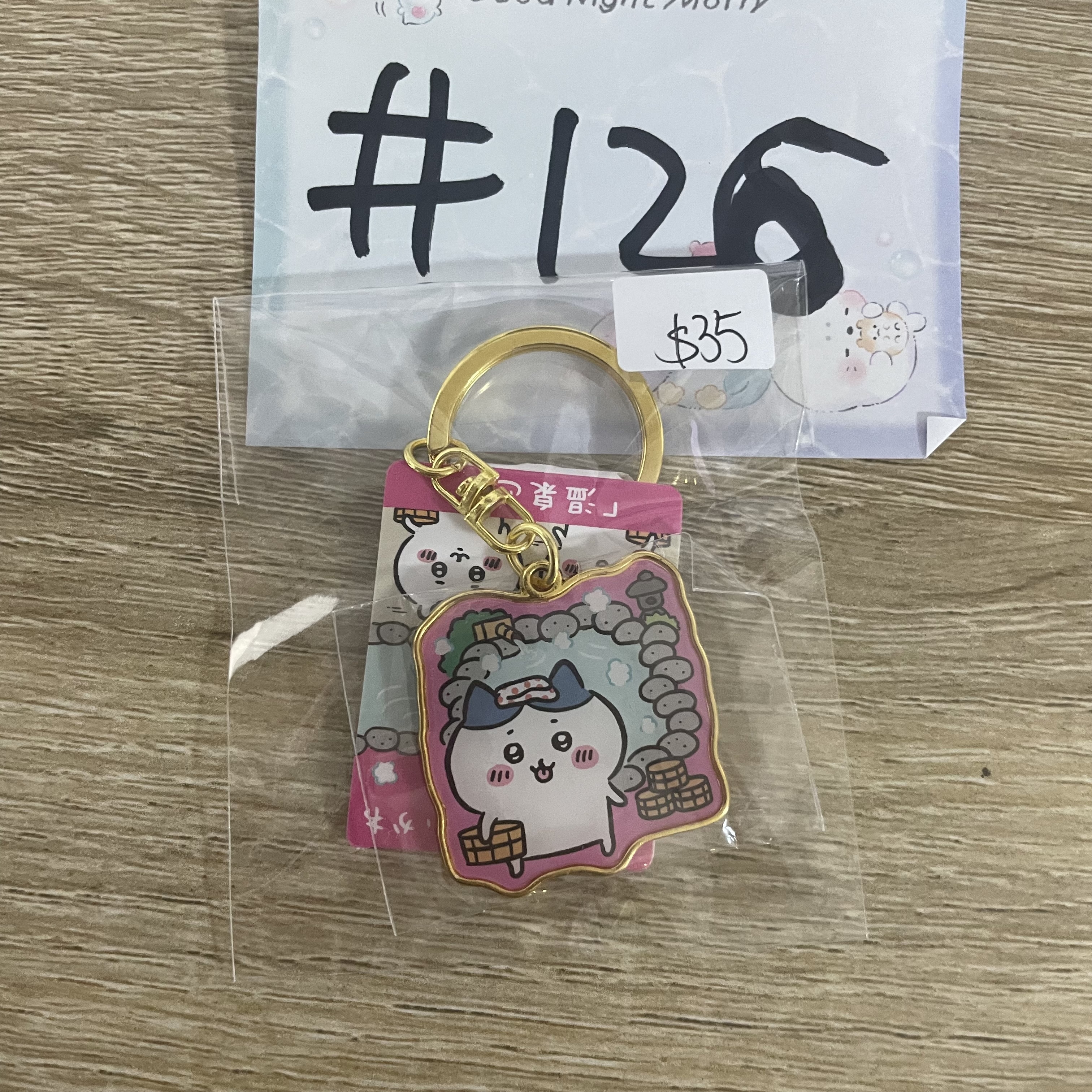 CHIIKAWA 八字貓 掛件 溫泉 #126