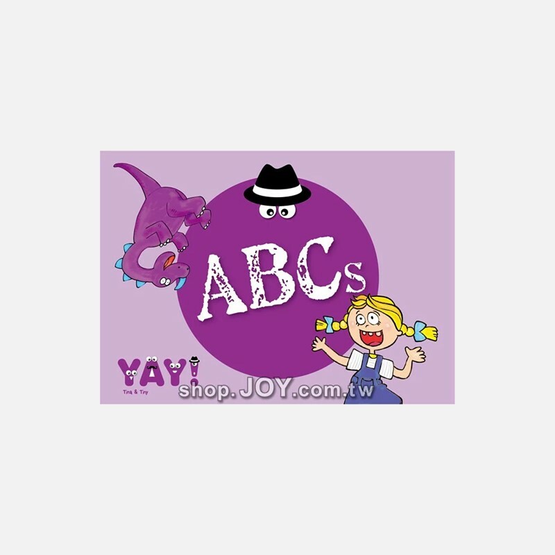 字母小書ABCs (單字分解發音) 粉紫