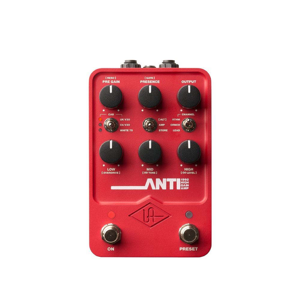 Universal Audio Universal Audio / ANTI 1992 High Gain Amp Pedal 效果器 (GPM-ANTI) <台灣代理公司貨> — 三峽效果器｜YA! 玩音樂