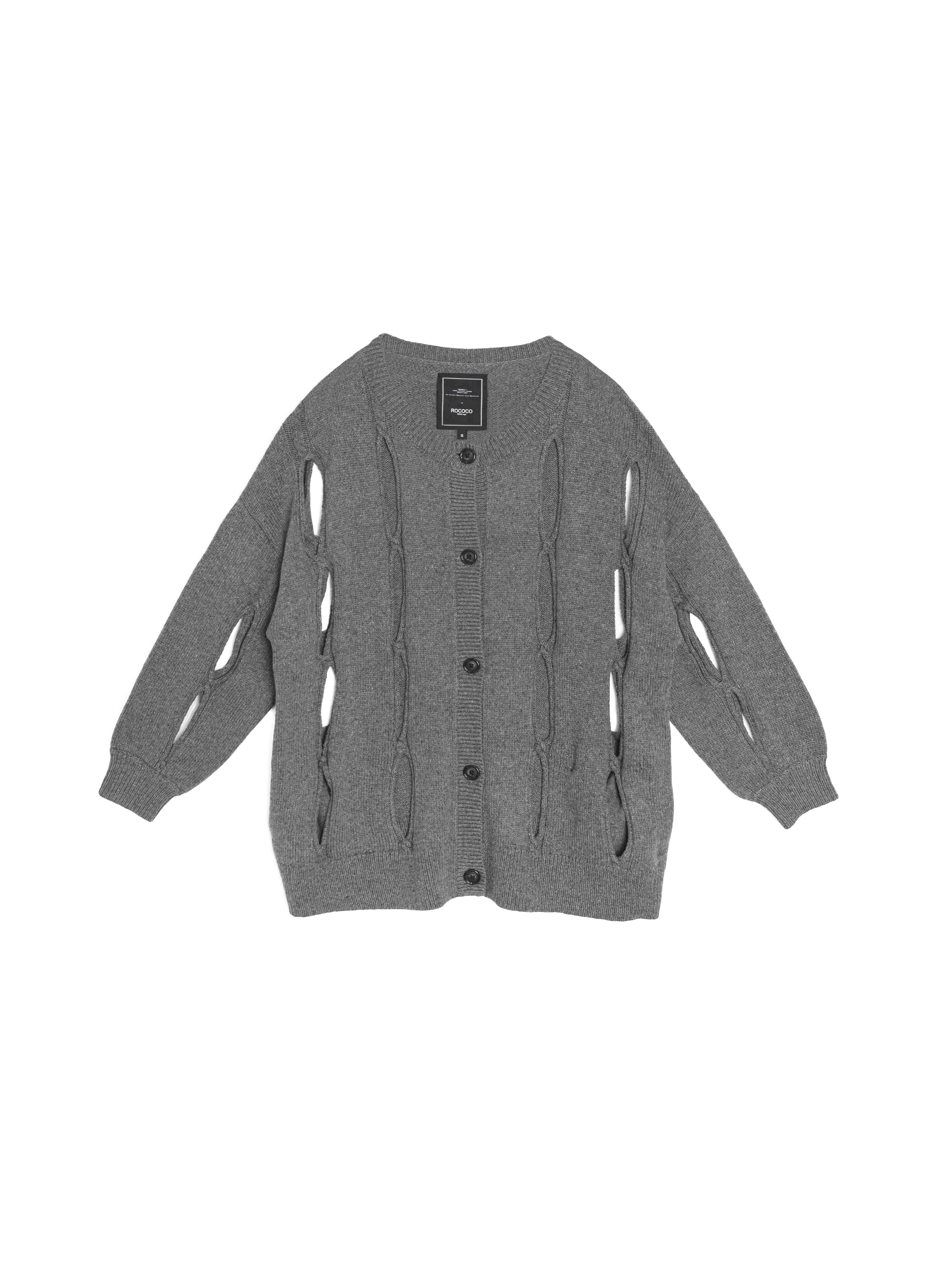 Oversized cut out cardigan - 190X