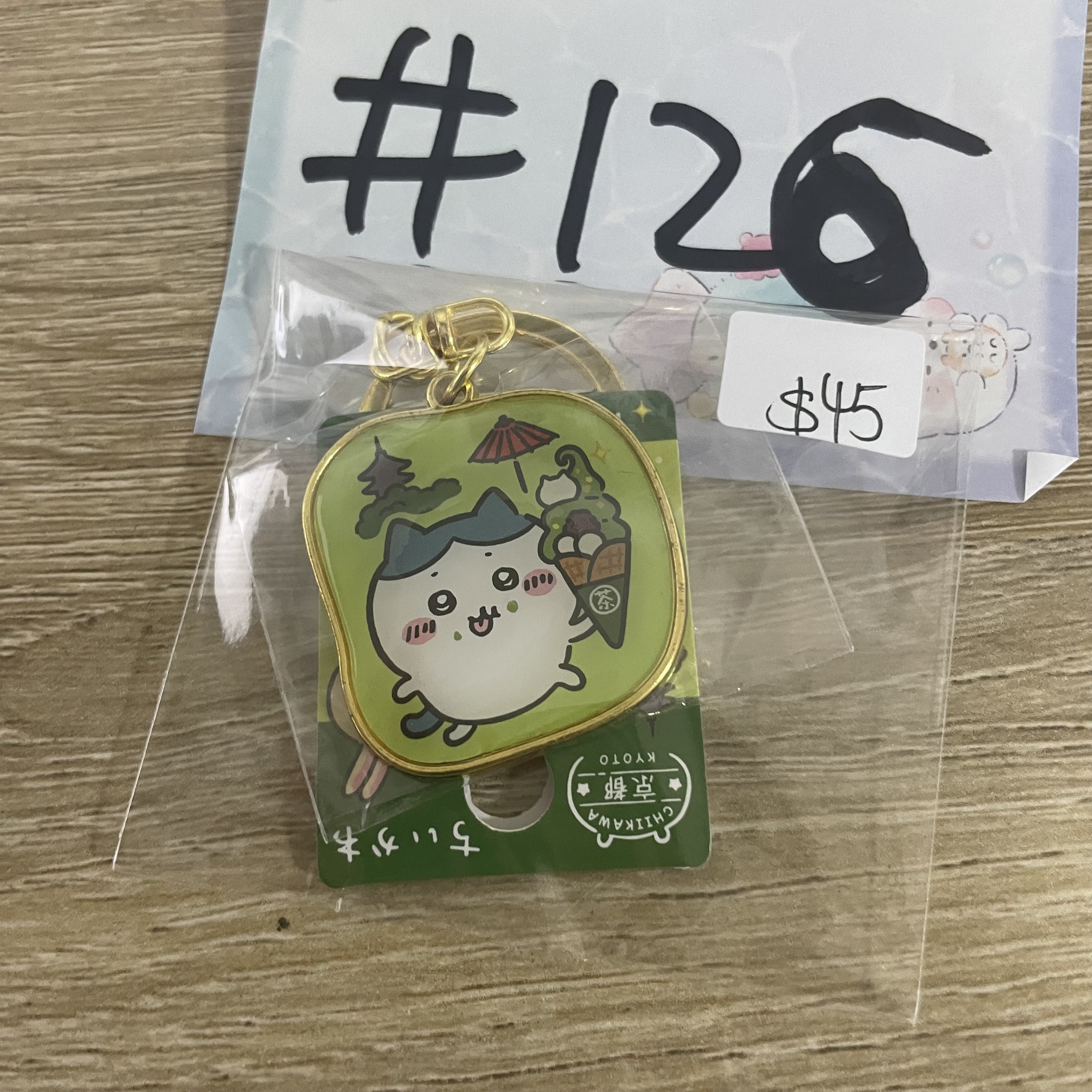 CHIIKAWA 八字貓 掛件 京都 #126