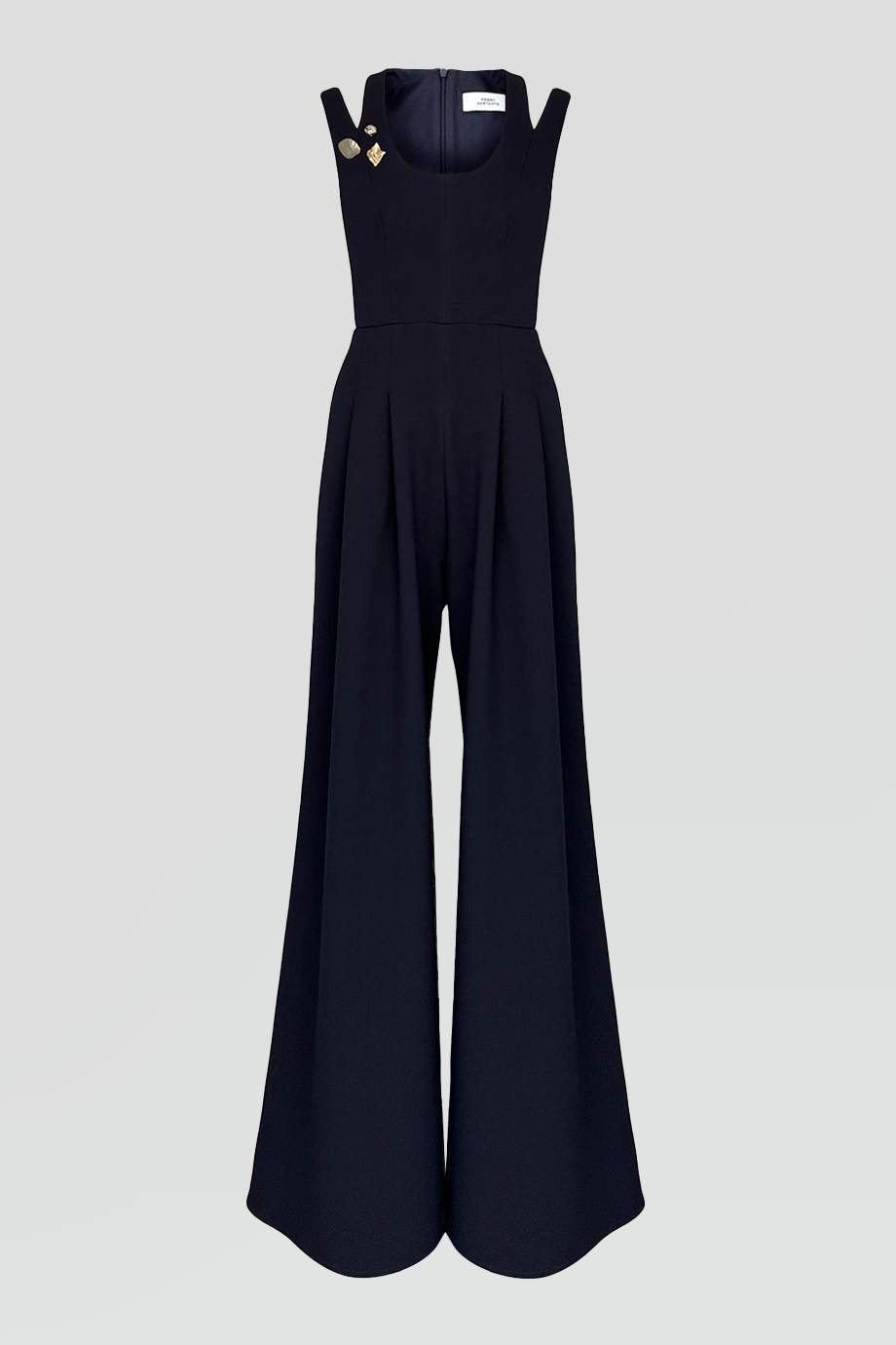 PEGGY HARTANTO｜PRECIS 簍空肩帶金屬裝飾連身褲