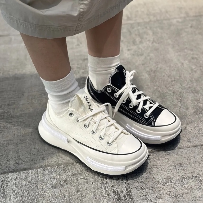 CONVERSE RUN STAR LEGACY CX  金冬天同款 Aespa Winter 米白 黑 奶油底 低筒 厚底 增高 A11490C A11489C / 調貨