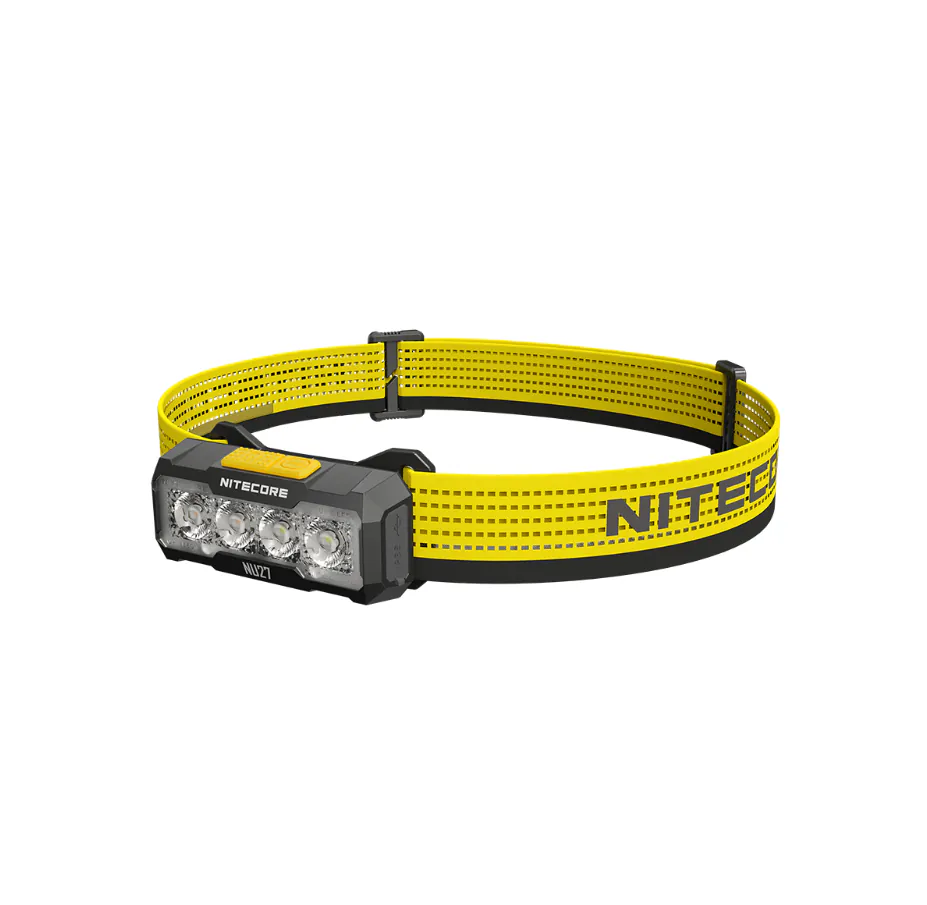 Nitecore NU27 600lm 123米 USB-C充電 三色溫 頭燈