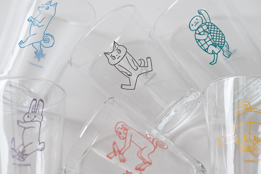 +t企劃 x 鹿兒島睦玻璃杯 / 龜