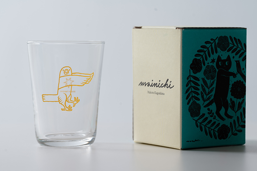 +t企劃 x 鹿兒島睦玻璃杯 / 鳥