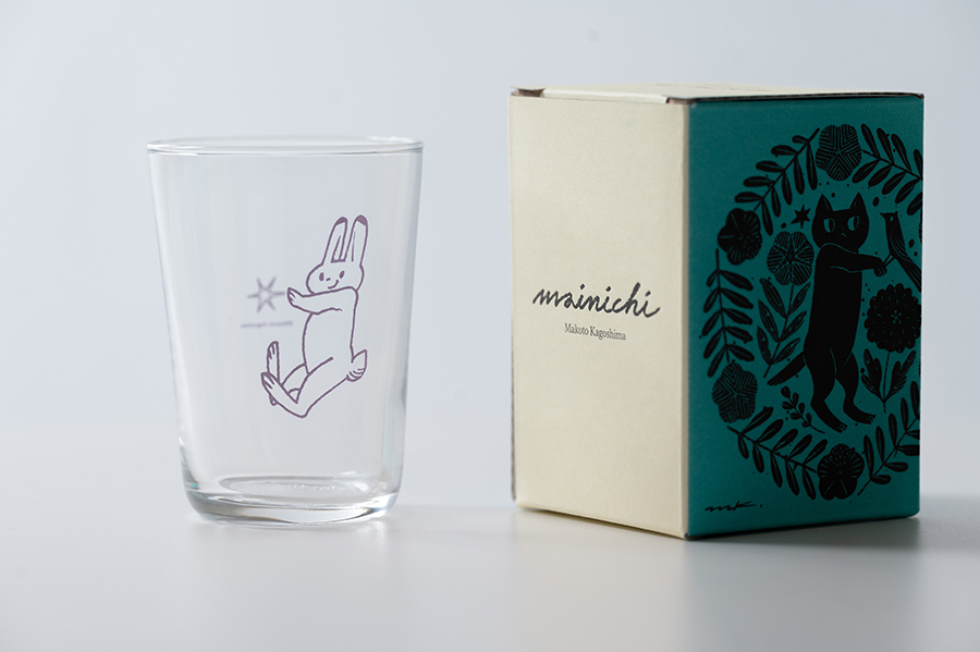 +t企劃 x 鹿兒島睦玻璃杯 / 兔