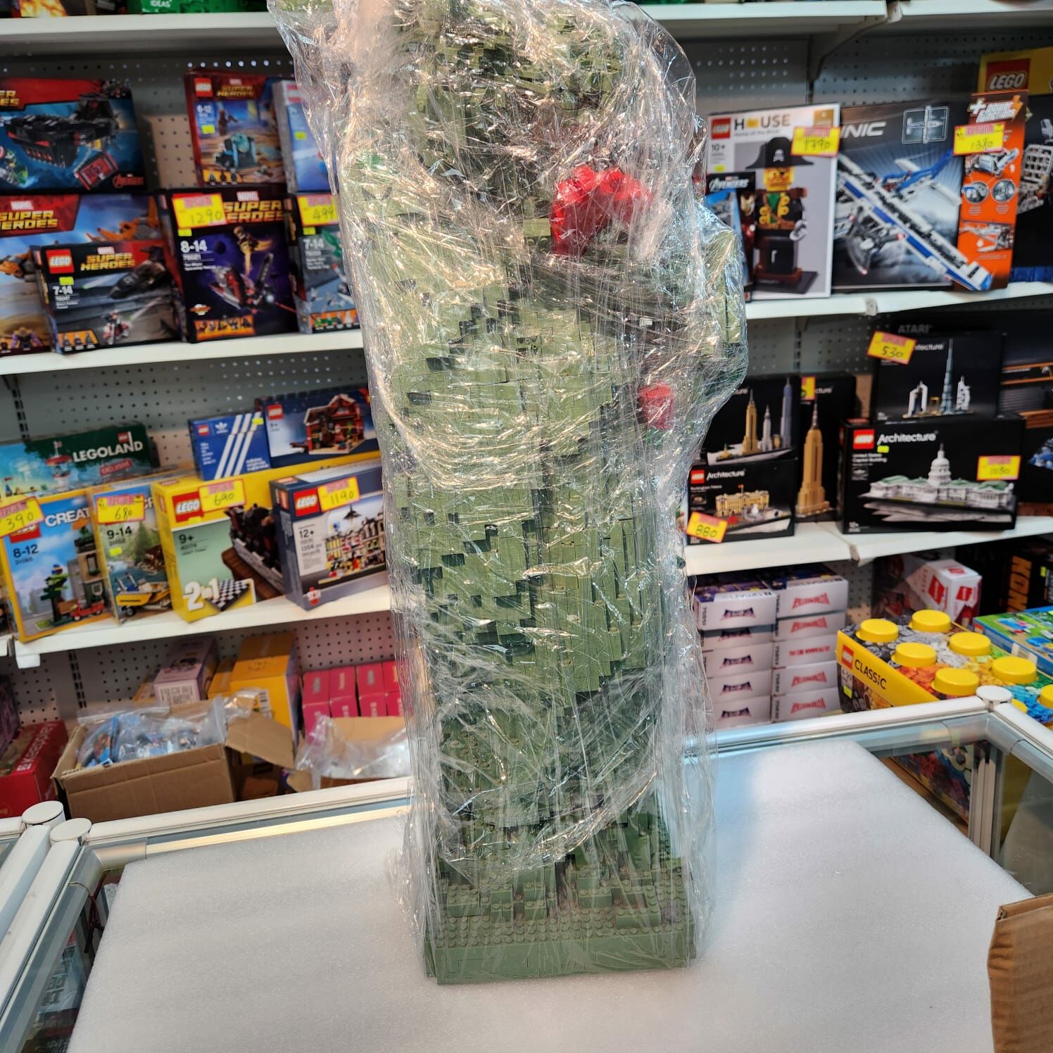 （用家福音） Lego 自由女神像（門市display品 ，不保證齊件，實物如圖）