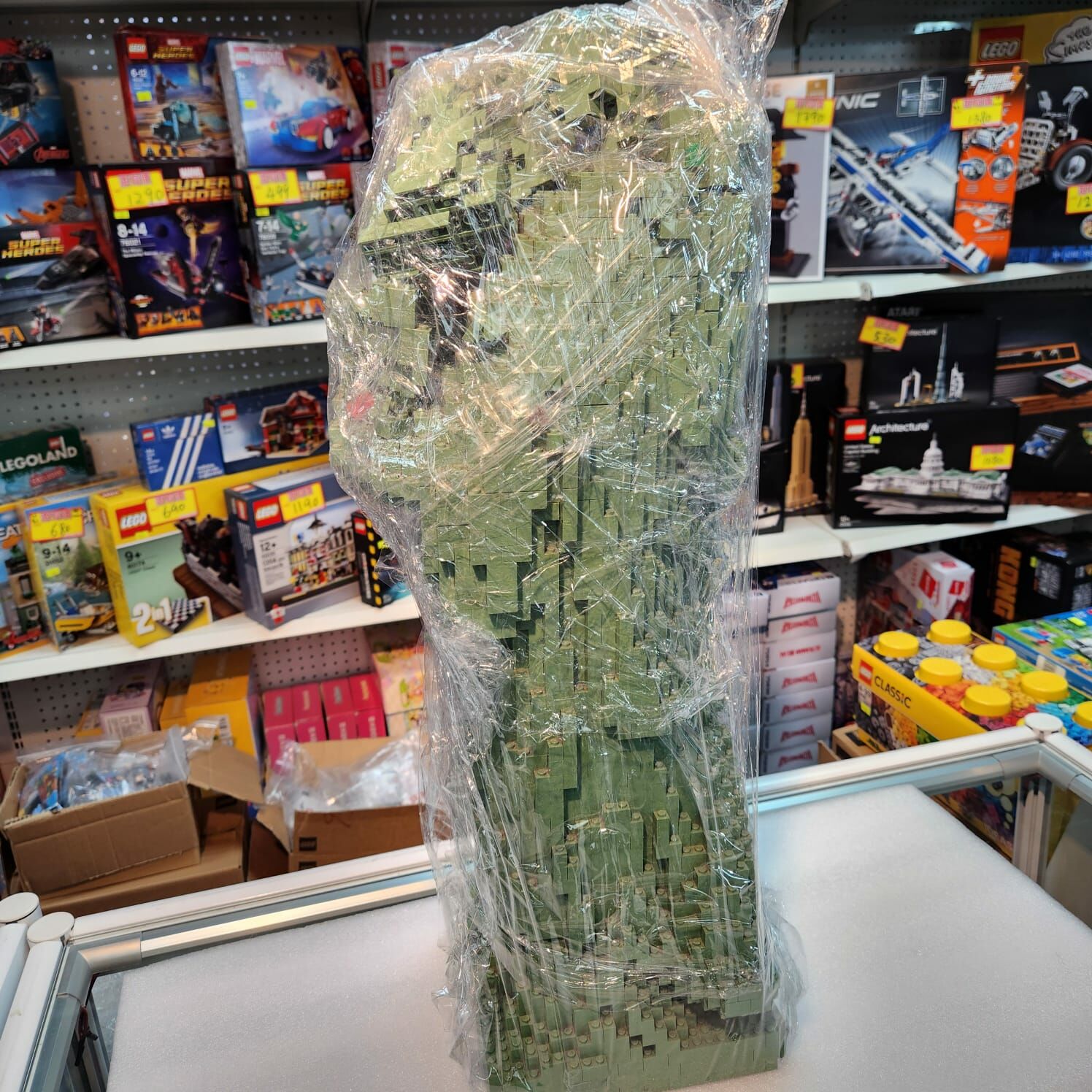 （用家福音） Lego 自由女神像（門市display品 ，不保證齊件，實物如圖）