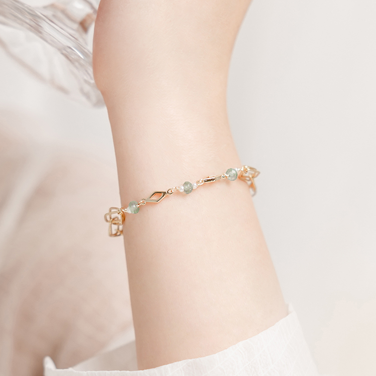 《新竹意象》新竹火車站 • 風城驛站 – 東陵玉 – 手鍊