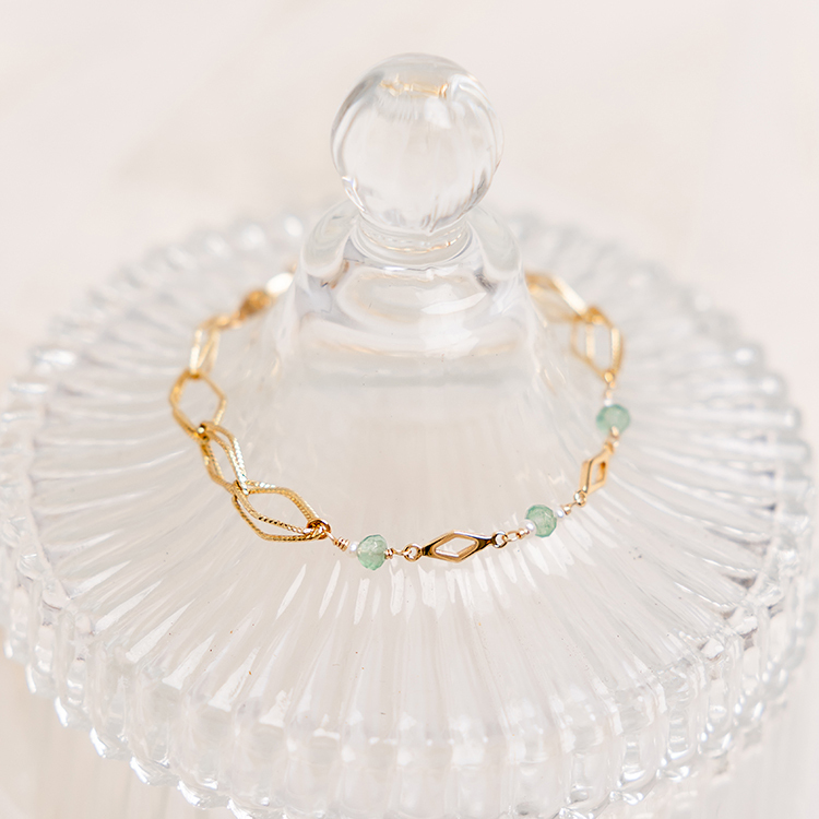 《新竹意象》新竹火車站 • 風城驛站 – 東陵玉 – 手鍊