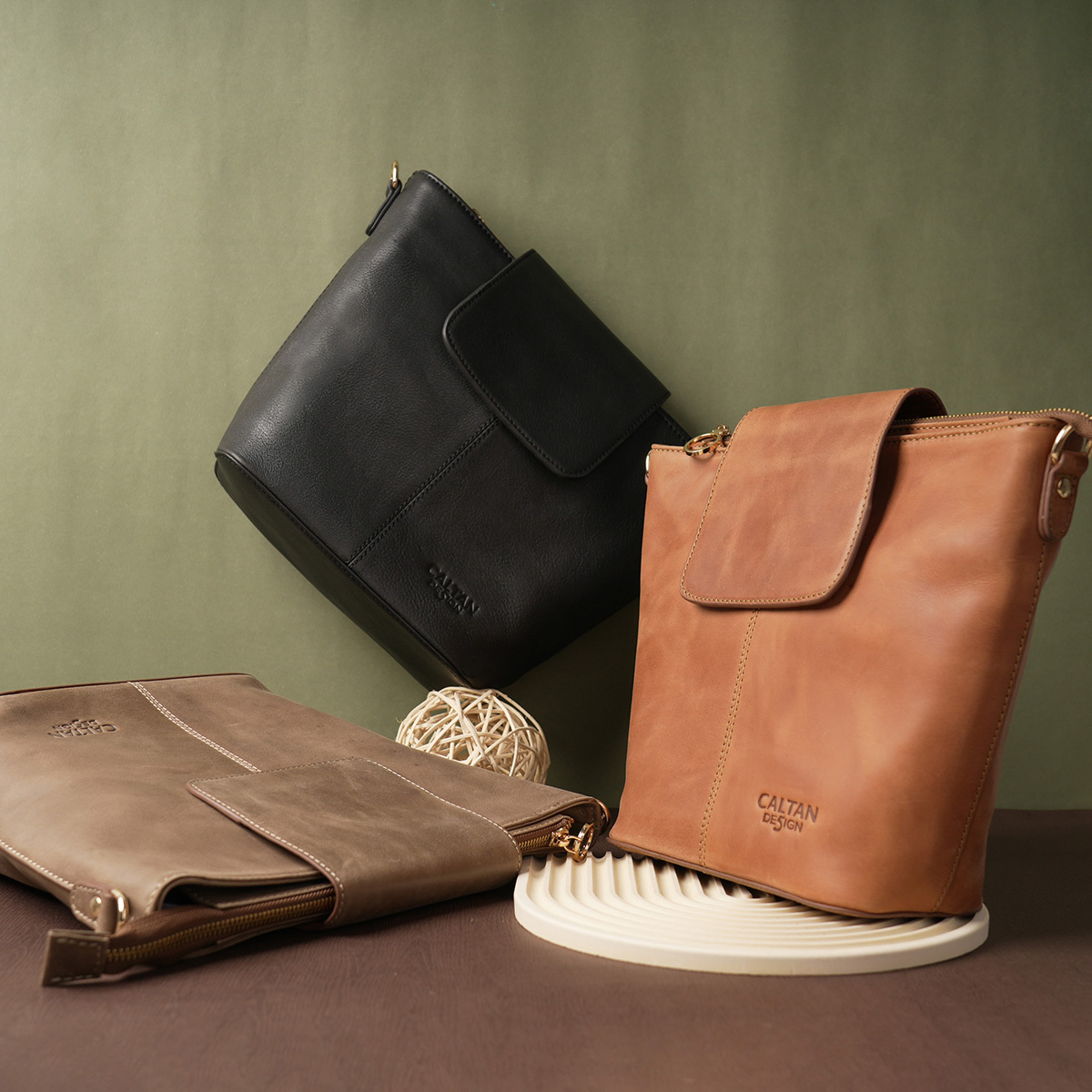 織花沙漏真皮包-三色(5522)