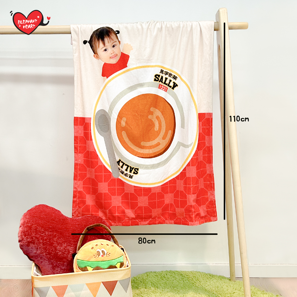 客製化豆豆絨毛毯（12月12日後下單會於聖誕後寄出）