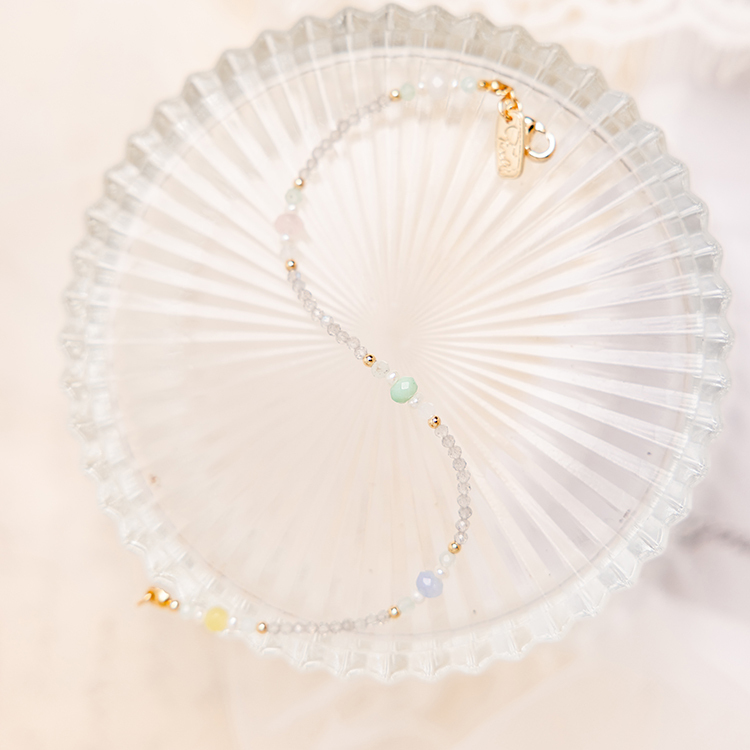 《新竹意象》東門市場 • 霓虹燈城市 – 多寶石 – 手鍊