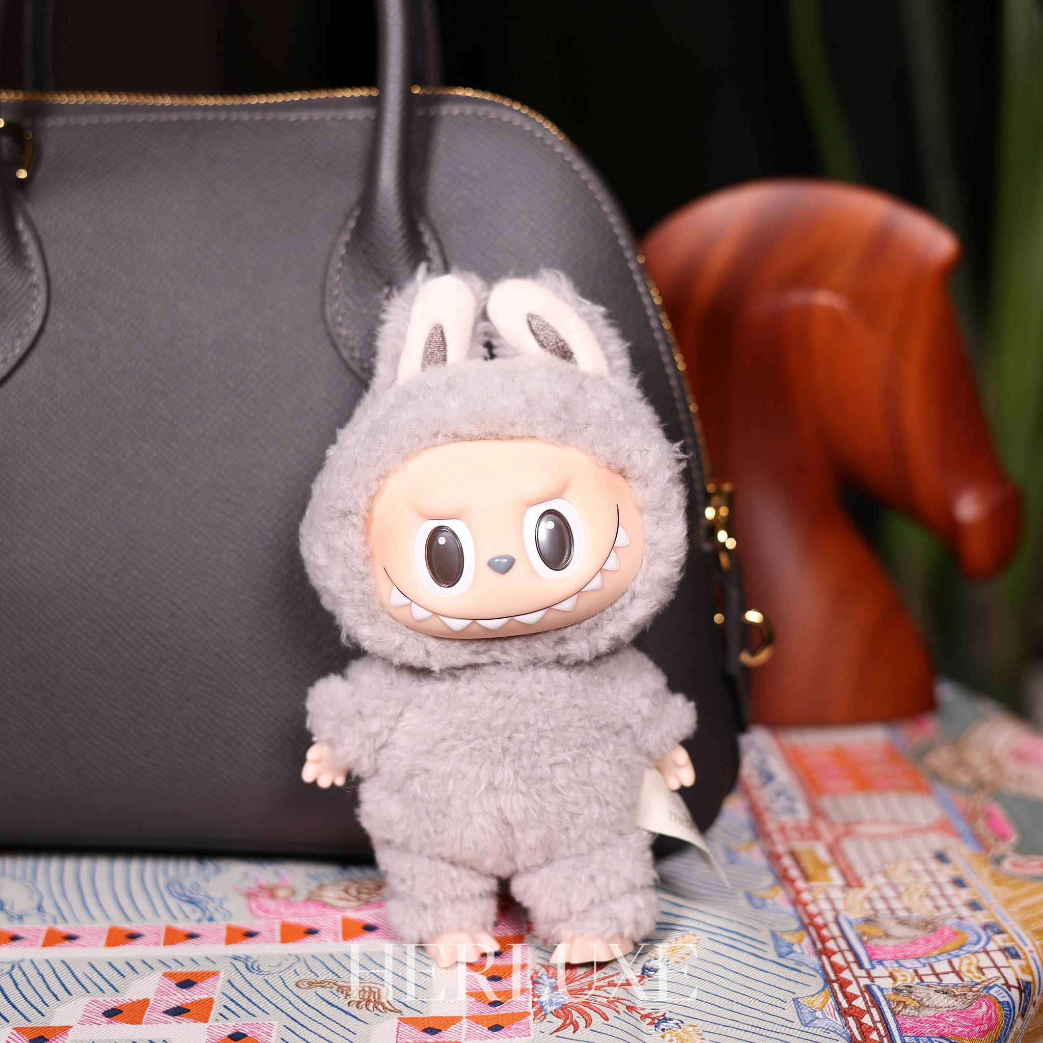 Labubu V1 sesame bean （bag charm）