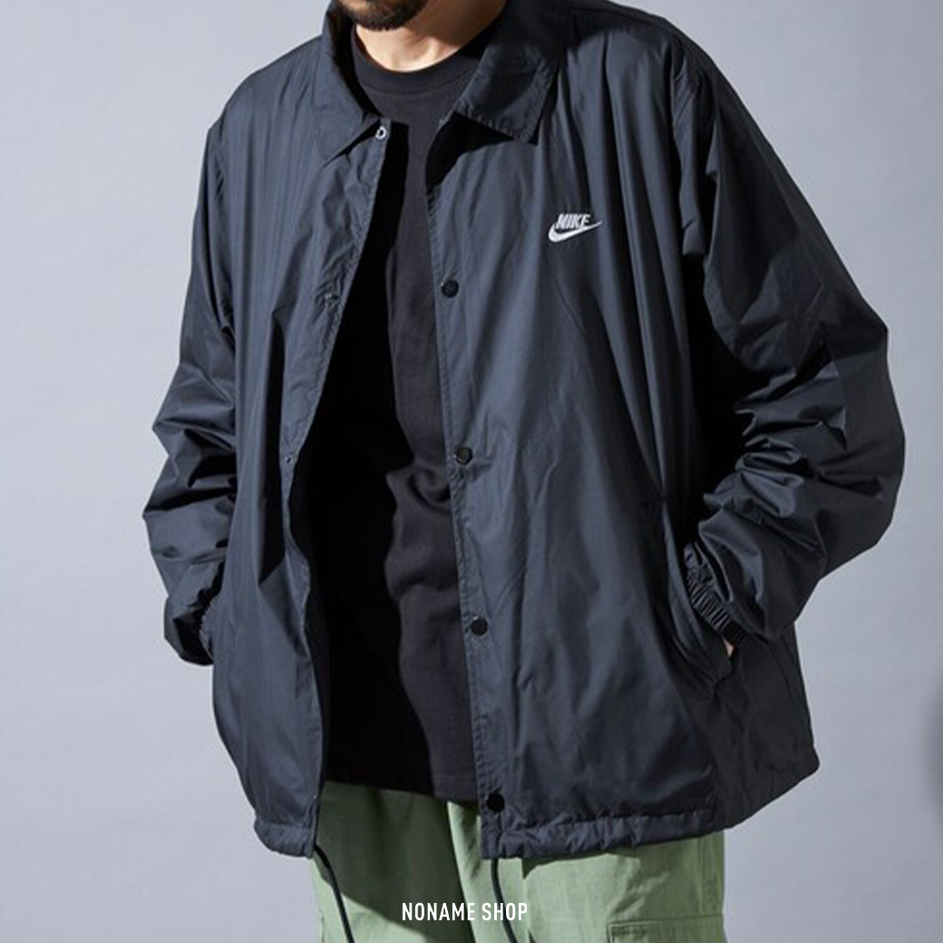 NIKE CLUB 教練外套 黑色 (男款)
