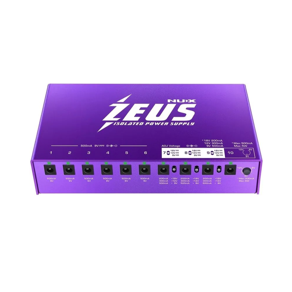 NUX/ ZEUS系列 效果器電源供應器 (ZEUS (NIP-Z10)/ZEUS Jr. (NIP-Z6) NUX/ ZEUS系列 效果器電源供應器 (ZEUS (NIP-Z10)/ZEUS Jr. (NIP-Z6) / ACD-006A) 第 3 張圖片｜三峽效果器