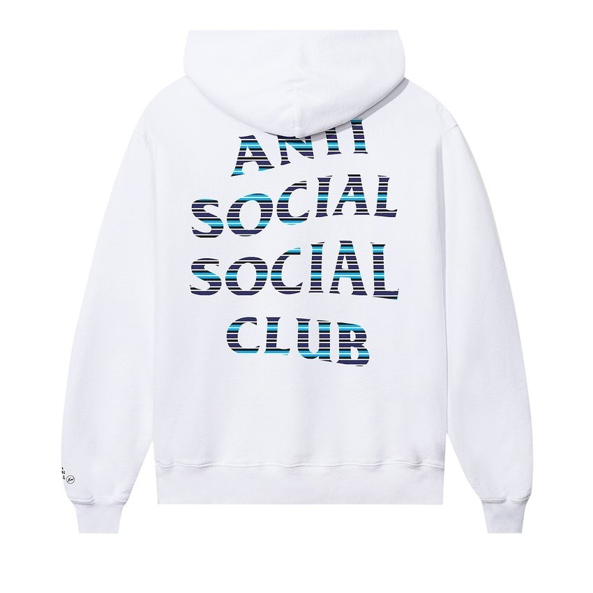 Anti Social Social Club ASSC x Fragment Design Logo Hoodie 閃電 聯名 藤原浩 Logo 帽T 現貨