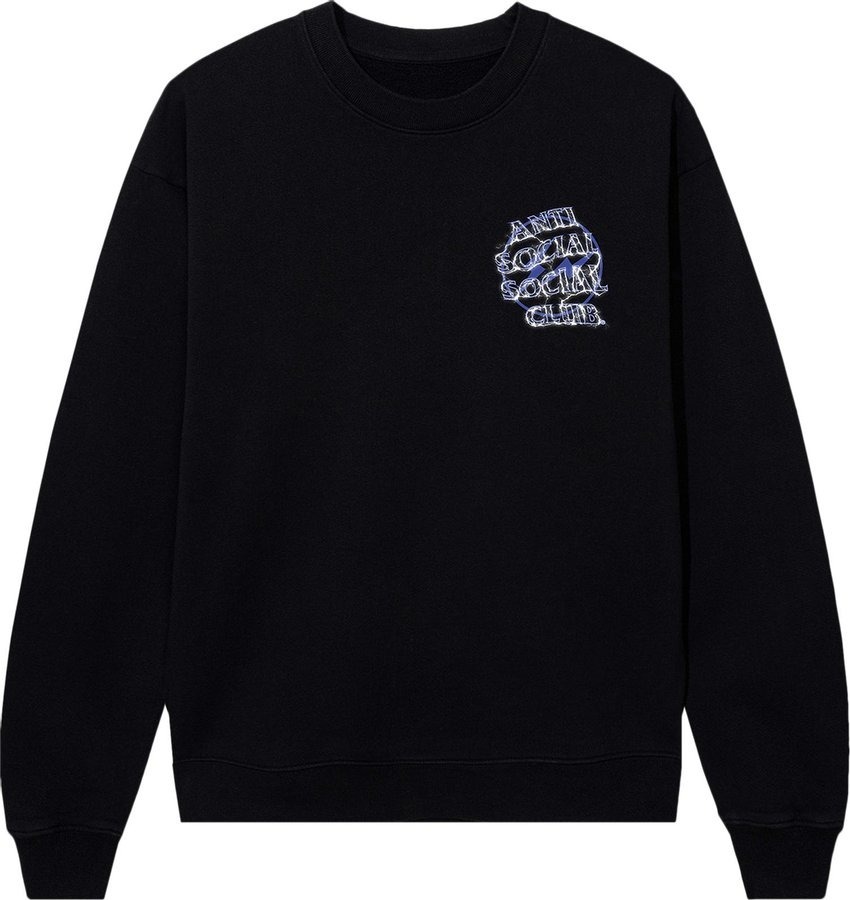Anti Social Social Club ASSC x Fragment Design Bolt Crewneck 閃電 聯名 藤原浩 Logo 大學T 現貨