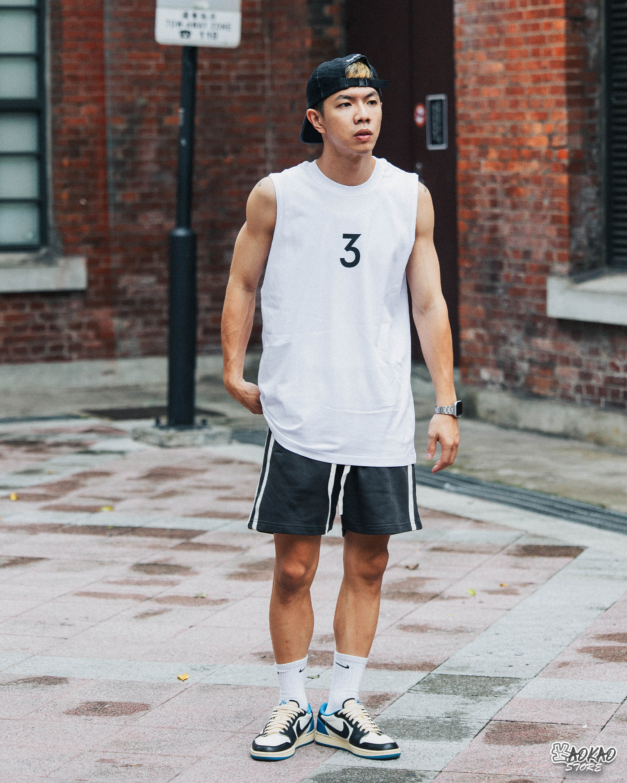 INNERSECT 三生萬物 圓領數字印花無袖背心【INN23SSTTE27】