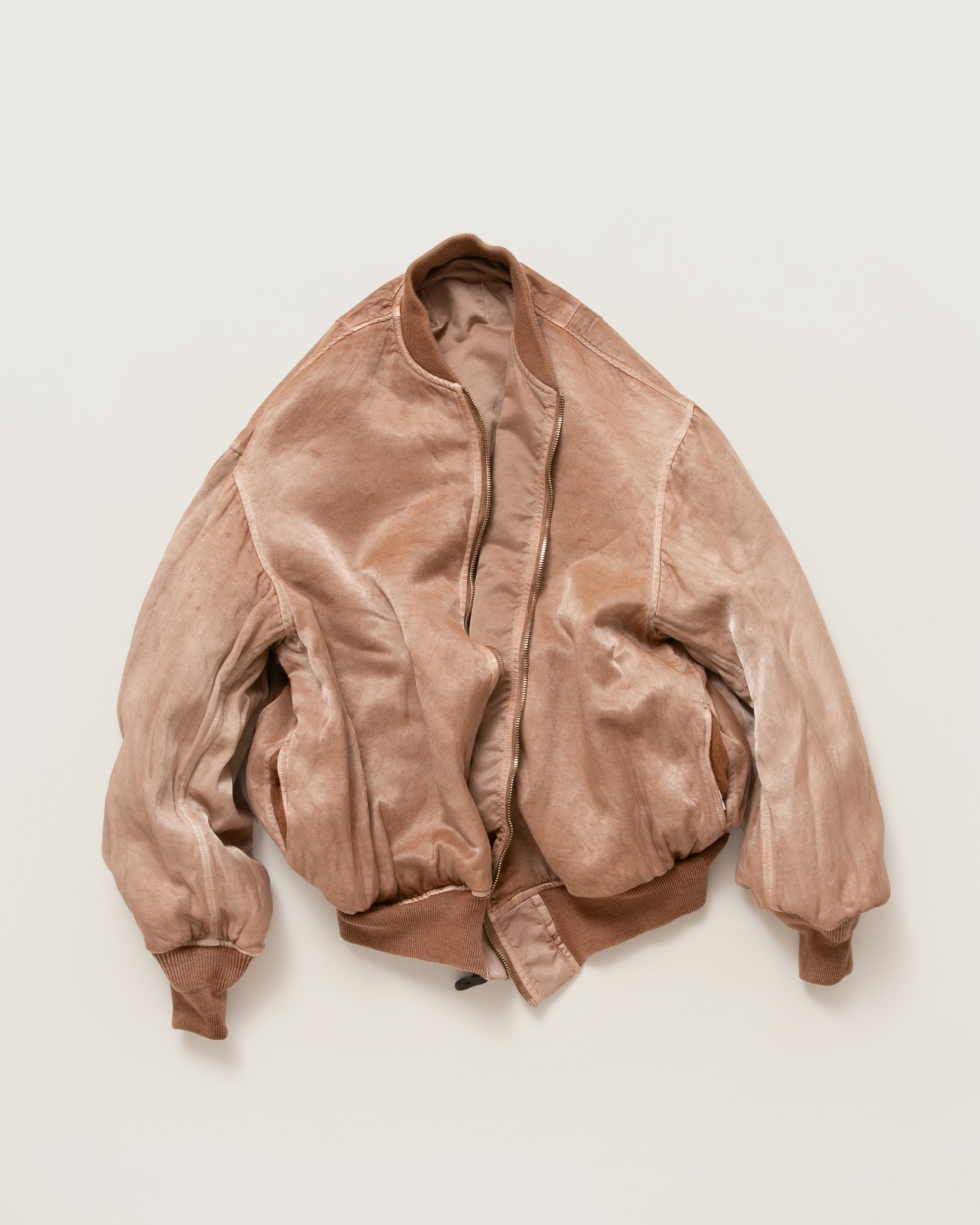 INNAT - HAND-DYED BOMBER JACKET / 2COLORS