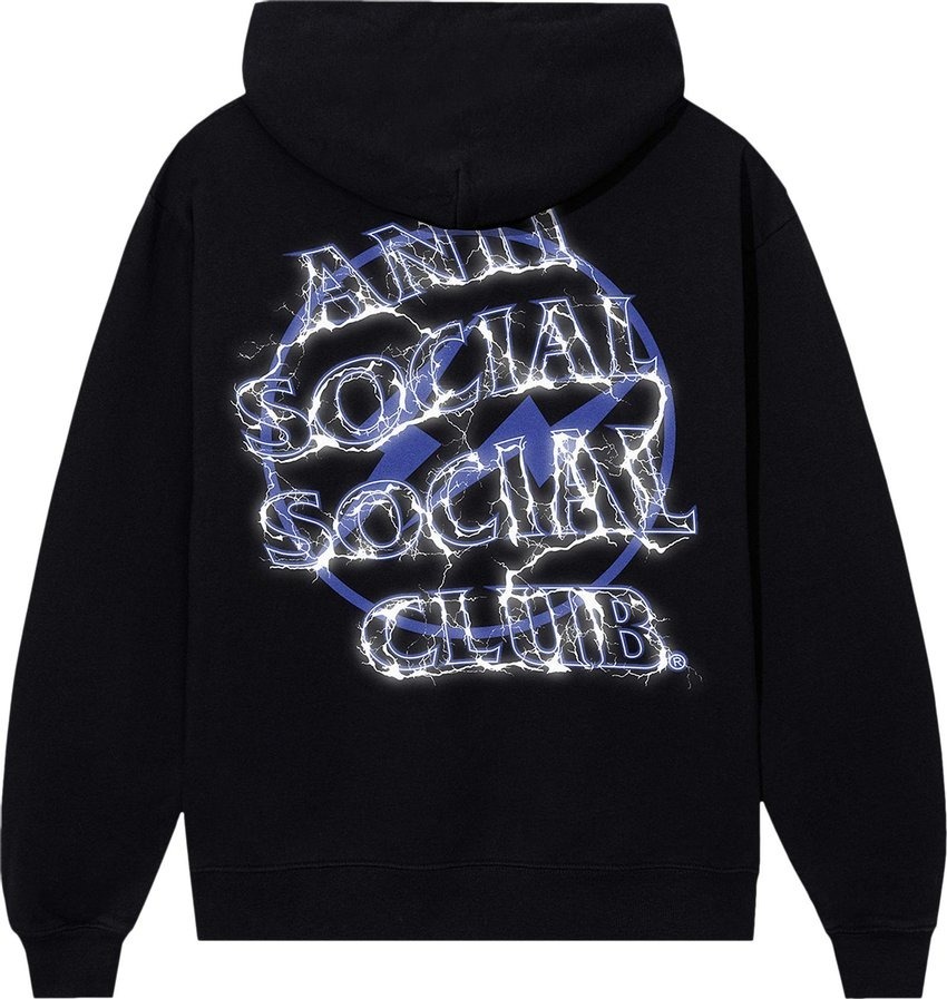 Anti Social Social Club ASSC x Fragment Design Bolt Hoodie 閃電 聯名 藤原浩 Logo 帽T 現貨