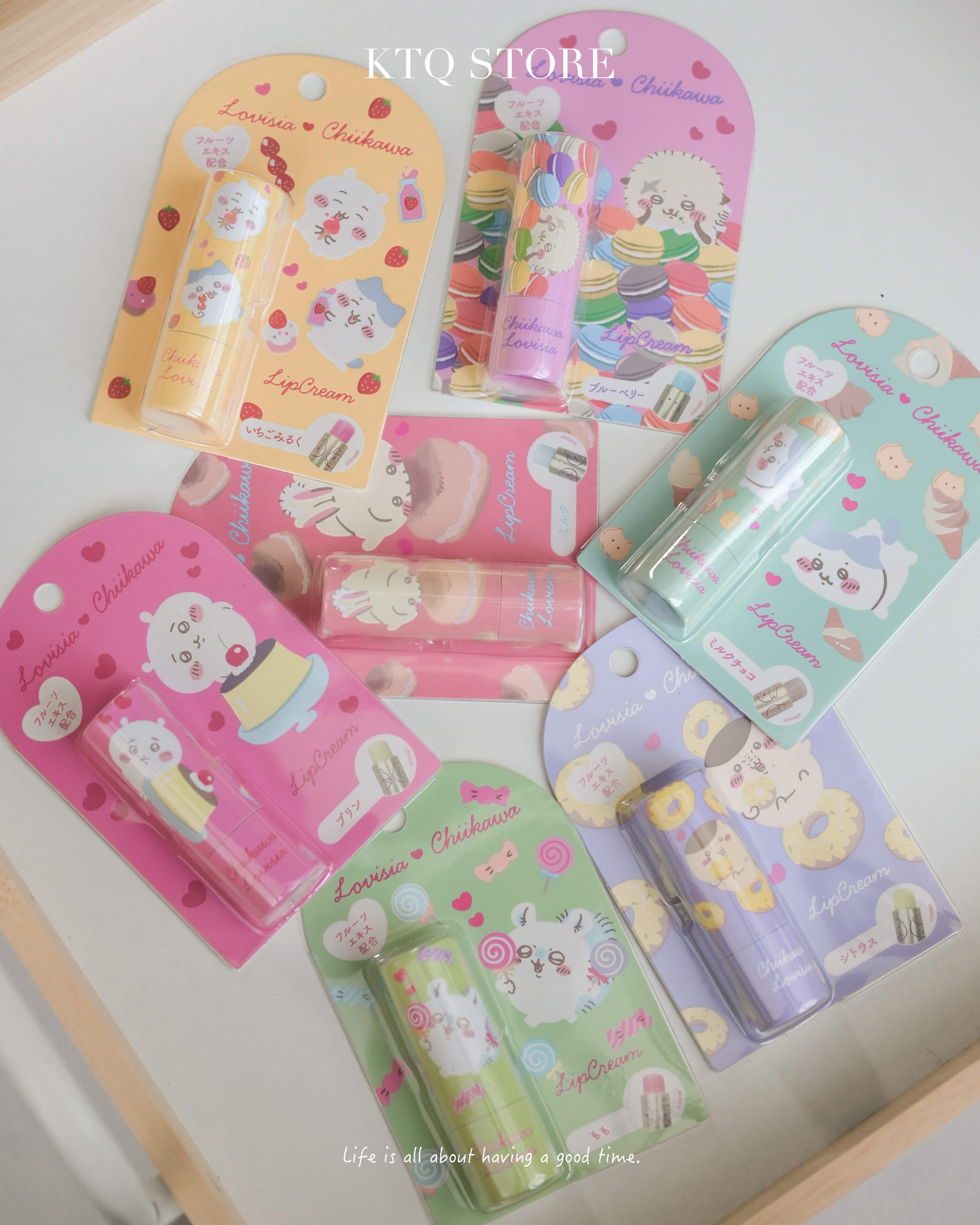 KTQ STORE ‧ 日本 Chiikawa 吉伊卡哇 Lovisia 護唇膏