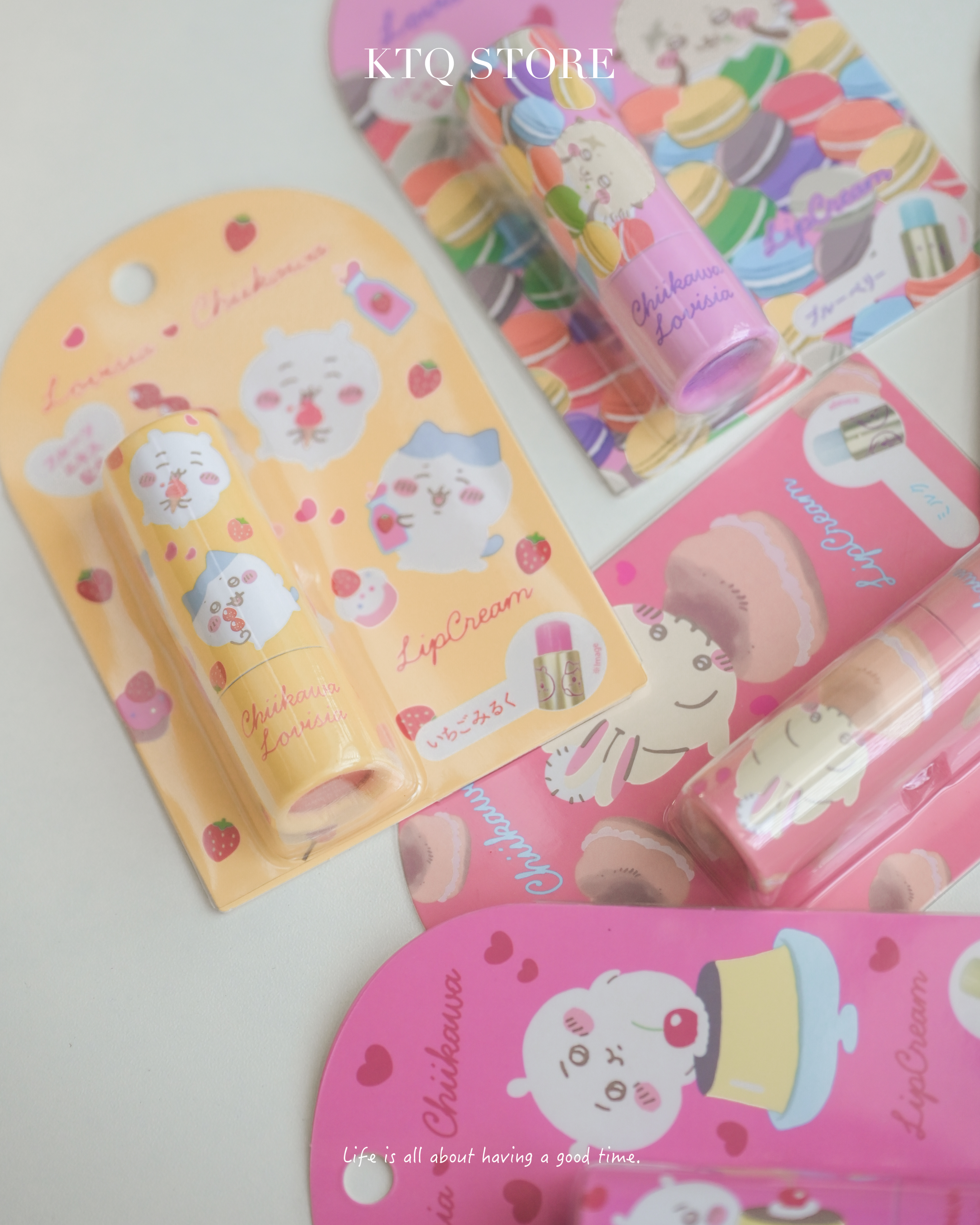 KTQ STORE ‧ 日本 Chiikawa 吉伊卡哇 Lovisia 護唇膏