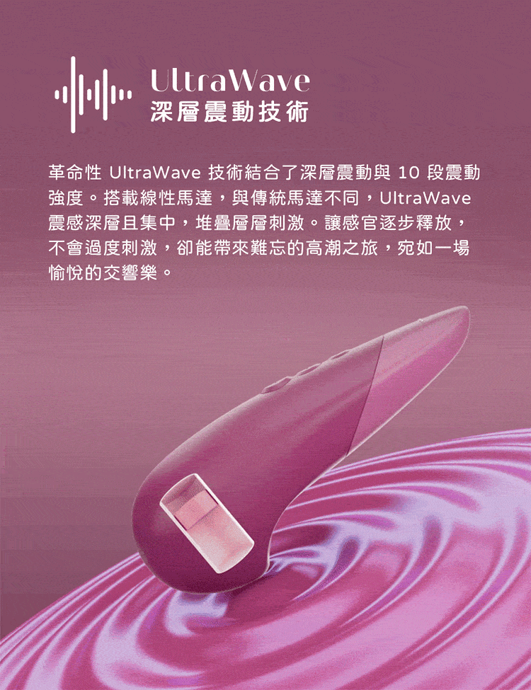 Womanizer Vibe 快感稜線無聲震動器
