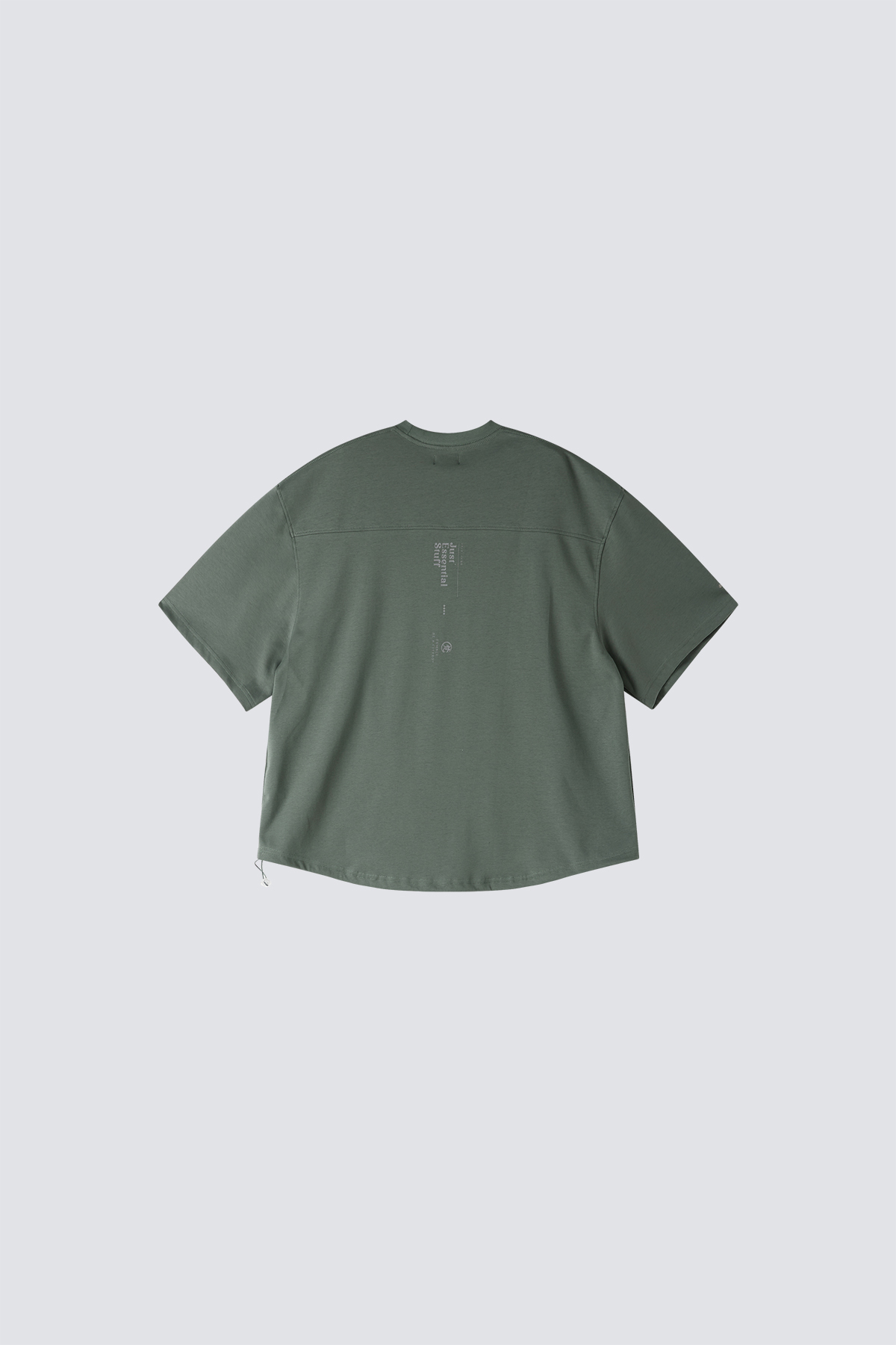 Sorona Neoprene Oversized Tee｜Olive｜Hong Kong Original Design