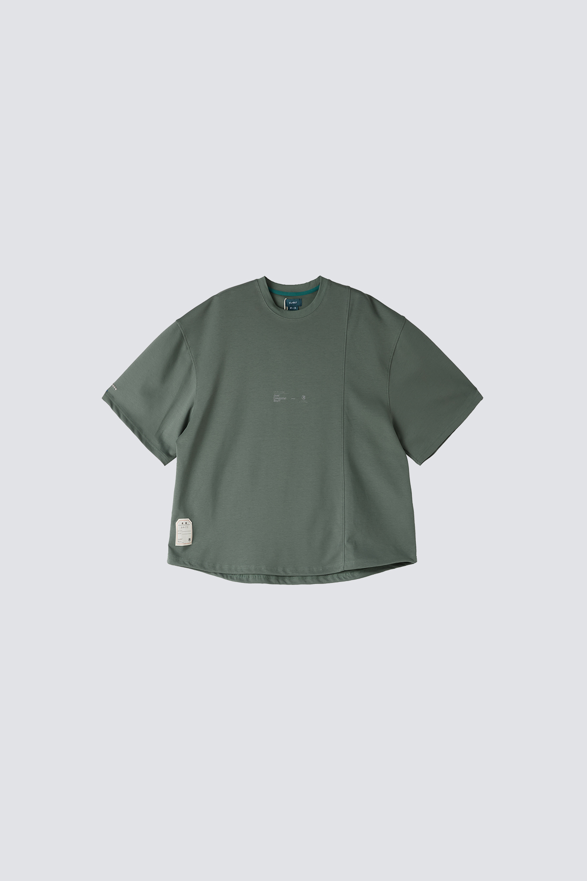 Sorona Neoprene Oversized Tee｜Olive｜Hong Kong Original Design