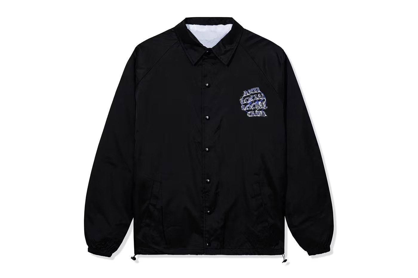 Anti Social Social Club ASSC x Fragment Design Bolt Jacket 閃電 聯名 藤原浩 Logo 教練外套 現貨
