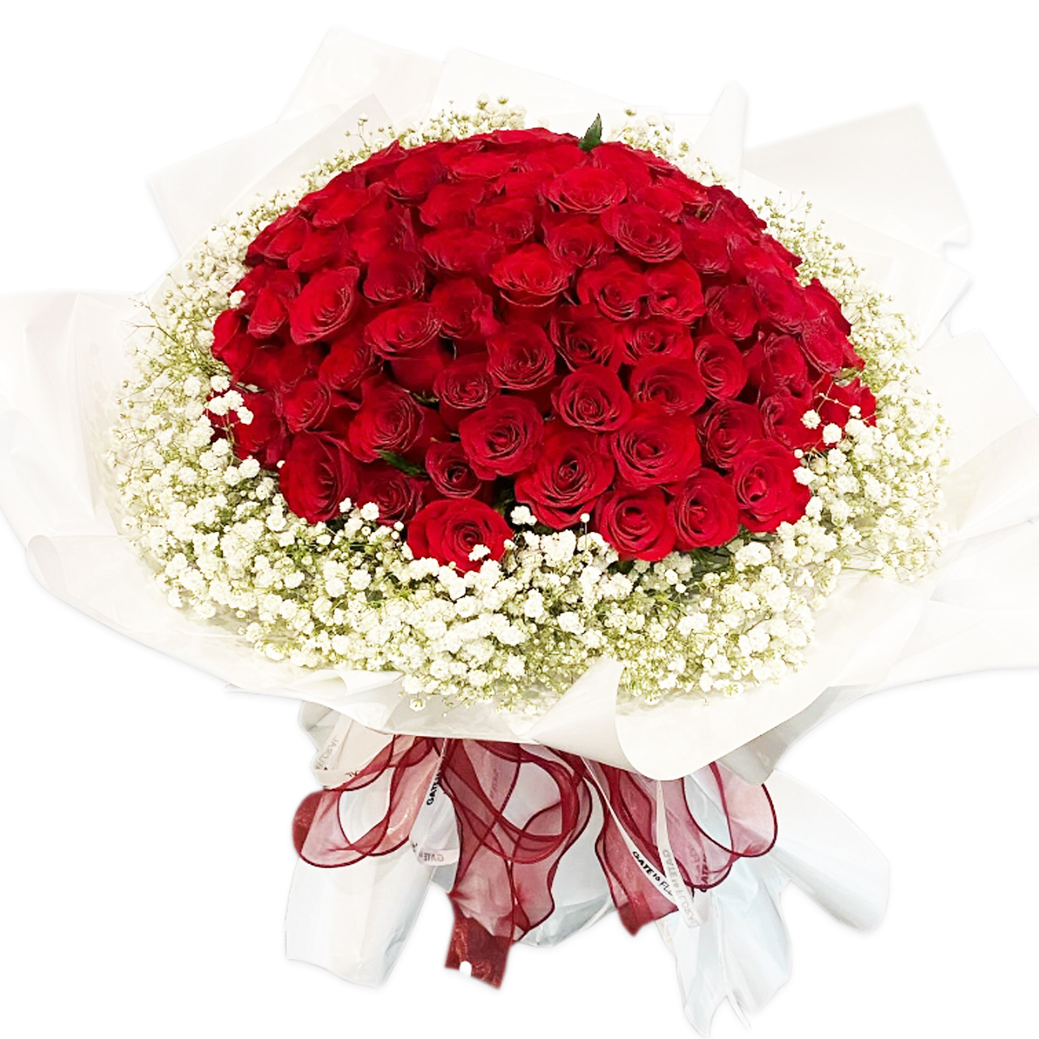 99枝紅玫瑰花