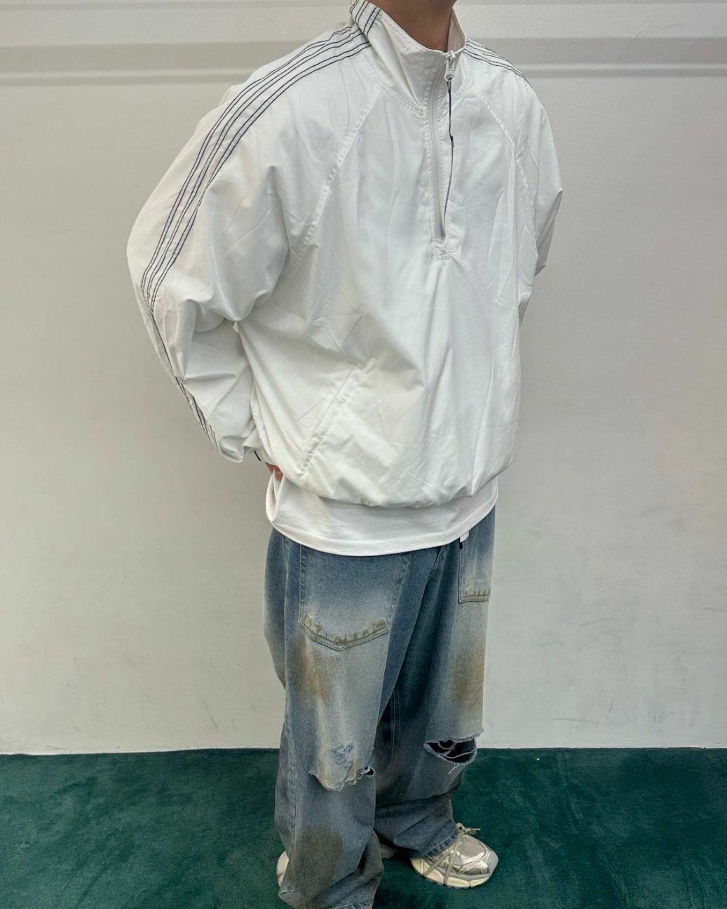 企領三間半拉鍊風褸 WELL DONE-081JK