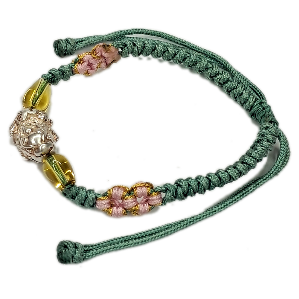 招財貔貅{純銀}中國結手鍊【十方】151579