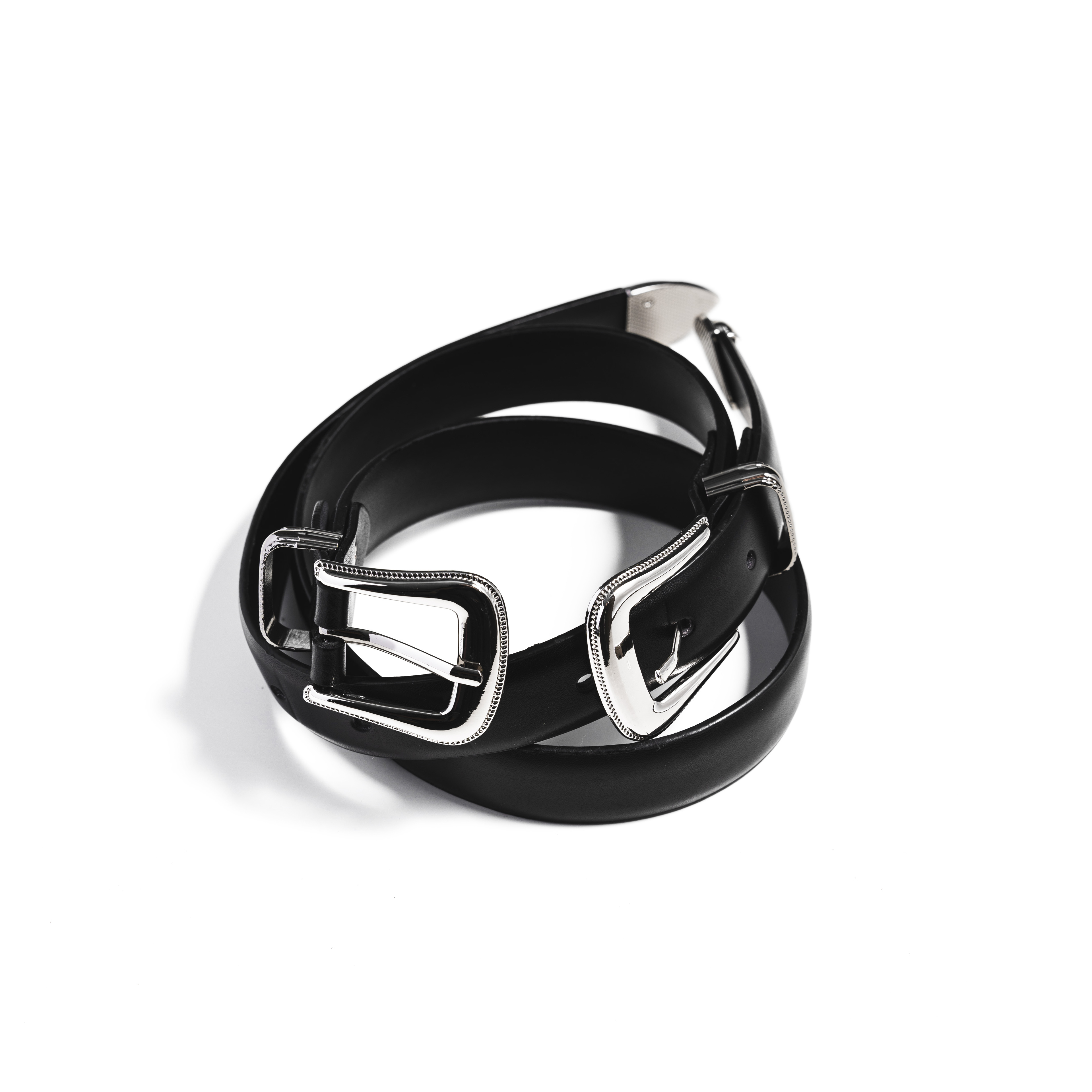 【BLUZ】Belt-03 雙頭雕花金屬腰帶