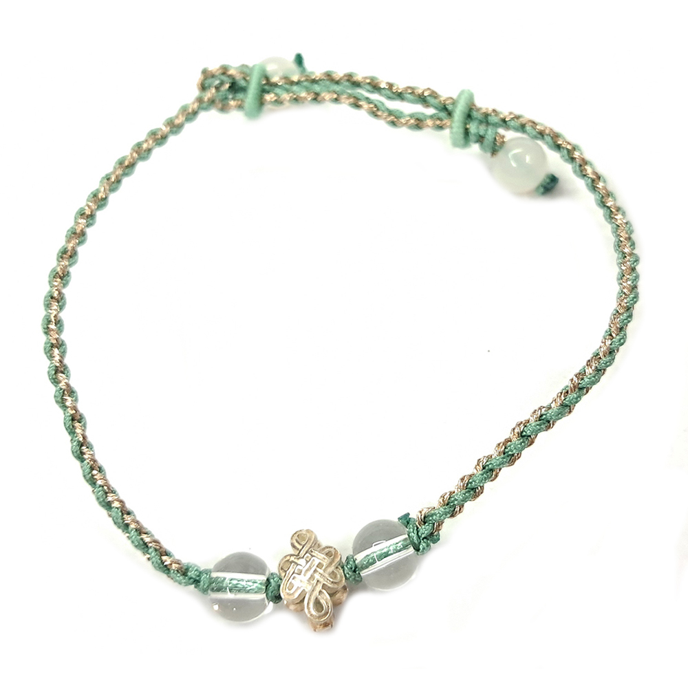 吉祥結{純銀}中國結手鍊【十方】151602