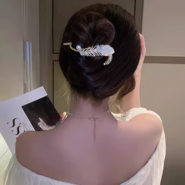 [2 FOR RM10] Delicate Feather Hairpin Clip