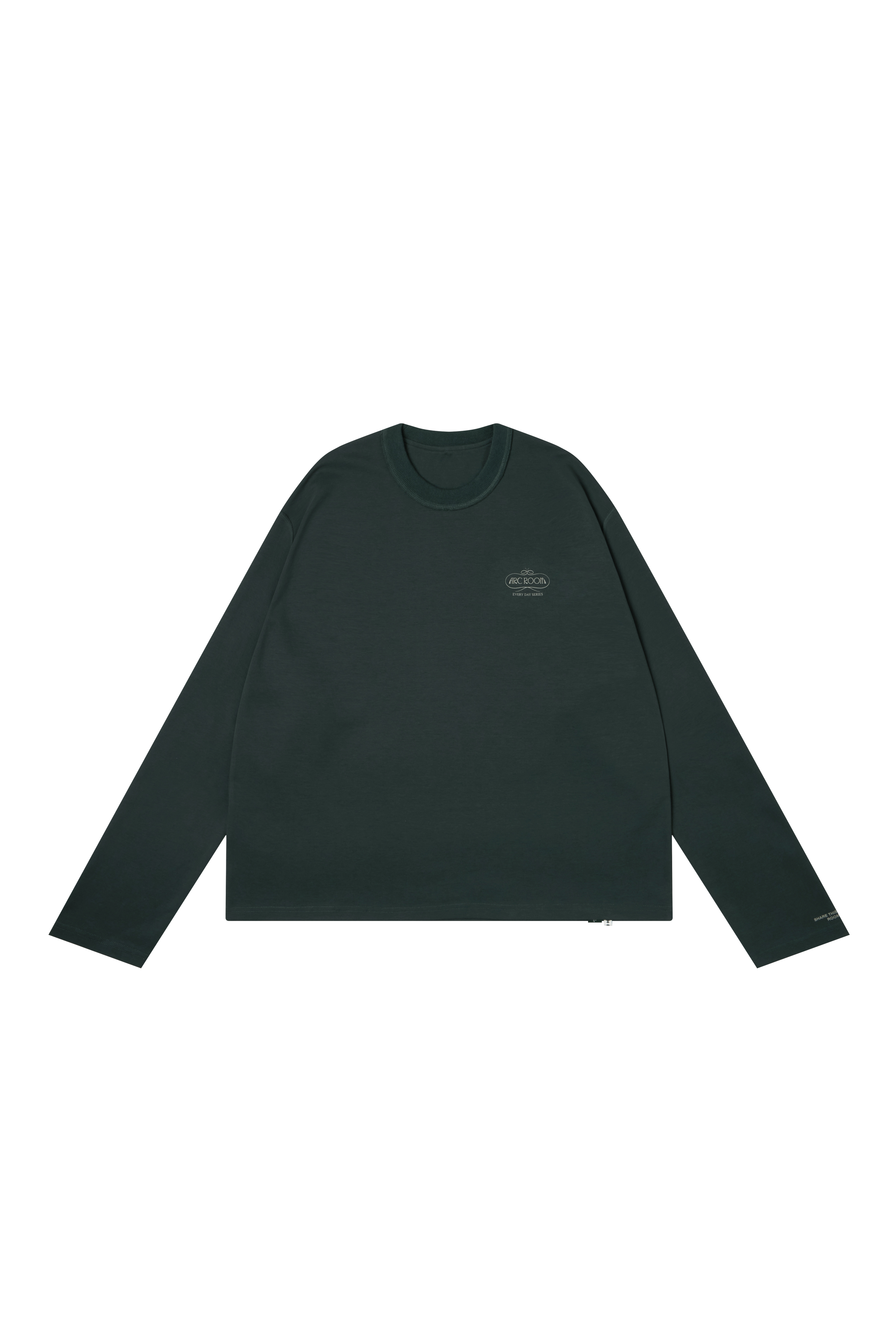 EVERYDAY L/S TEE - BRITISH GREEN