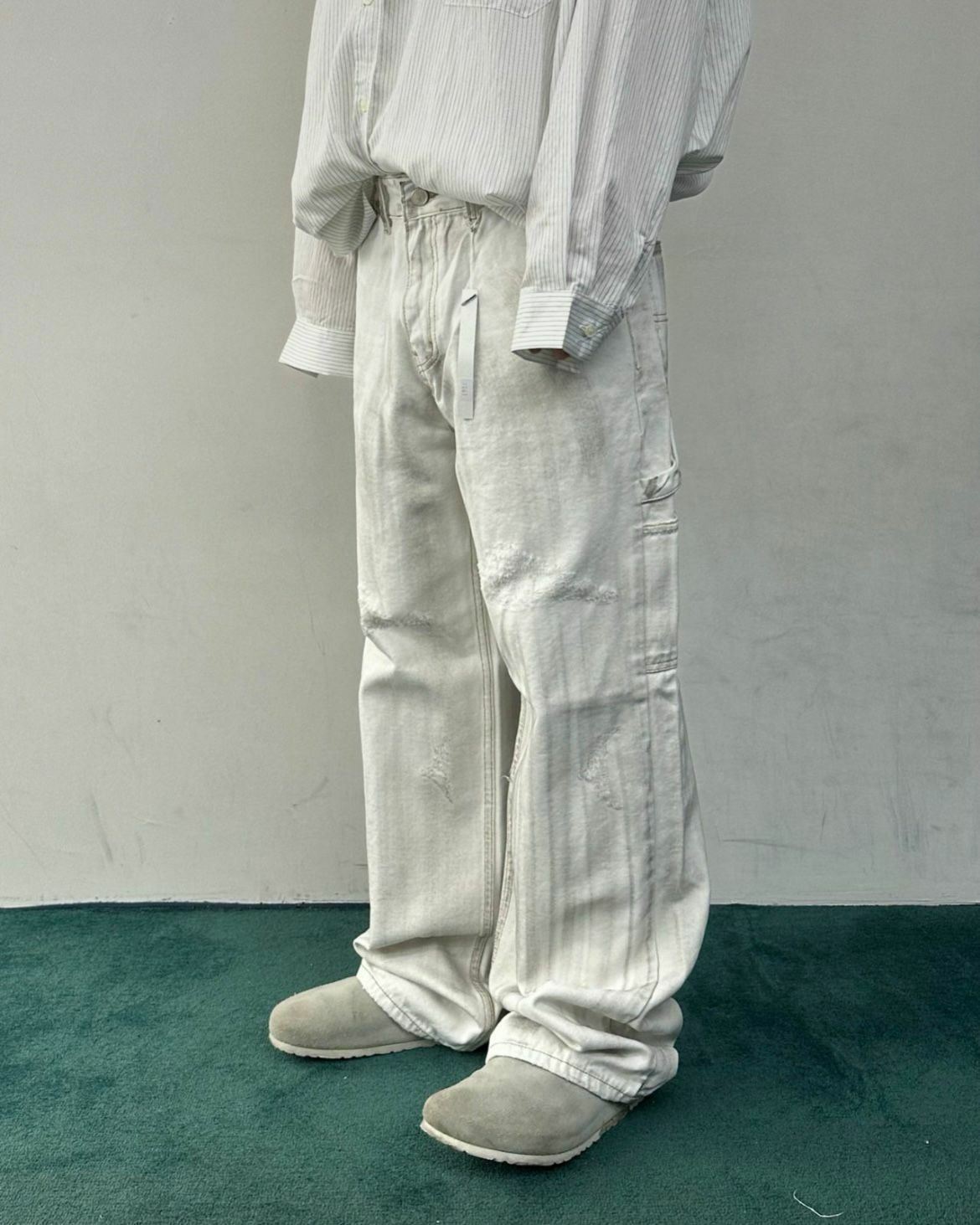 仿污鬆身牛仔褲 WELL DONE-089P