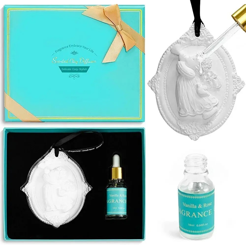 LA BELLEFEE法國香薰精油擴香石掛件禮盒 1套3盒