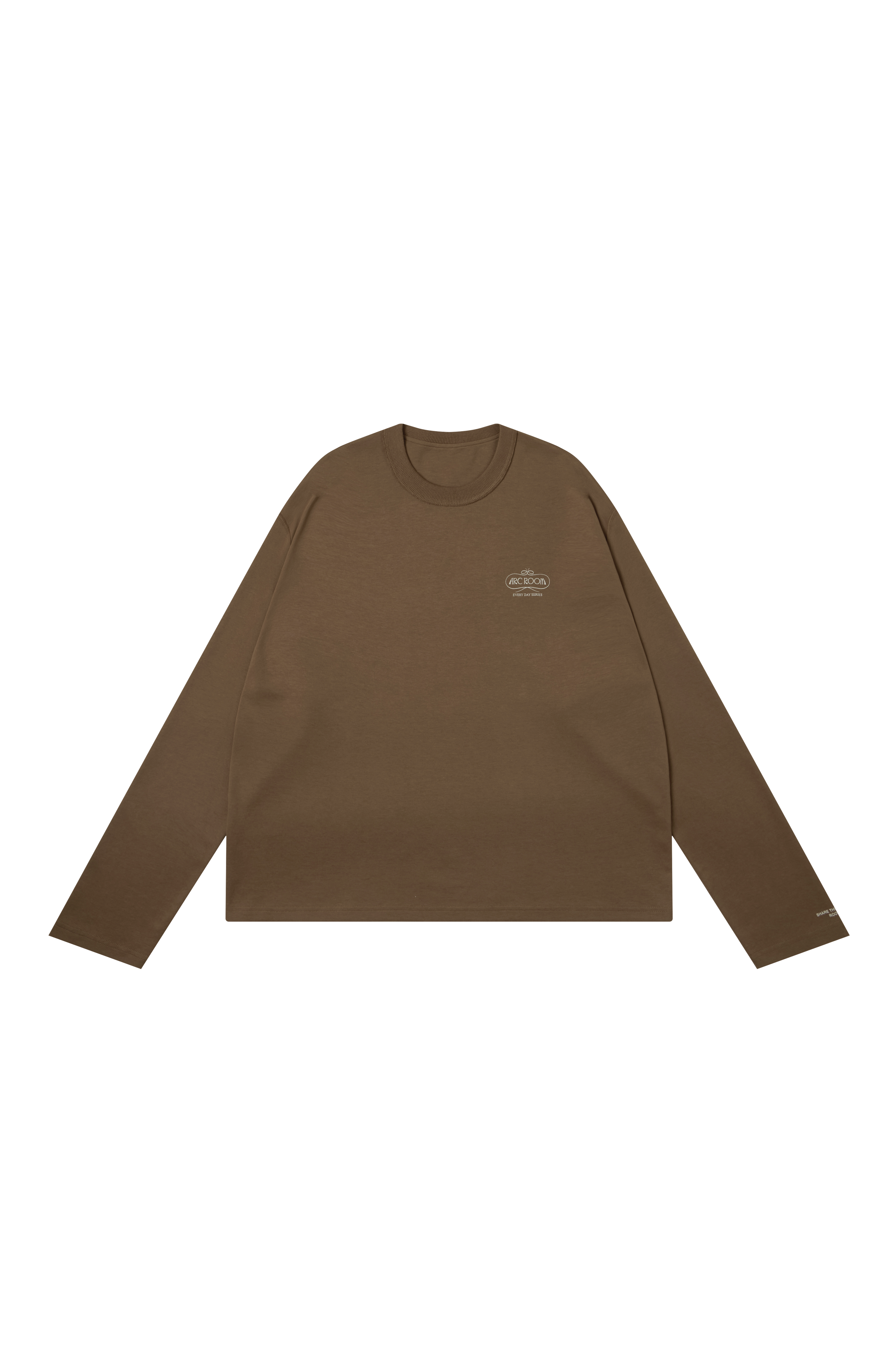 EVERYDAY L/S TEE - BROWN