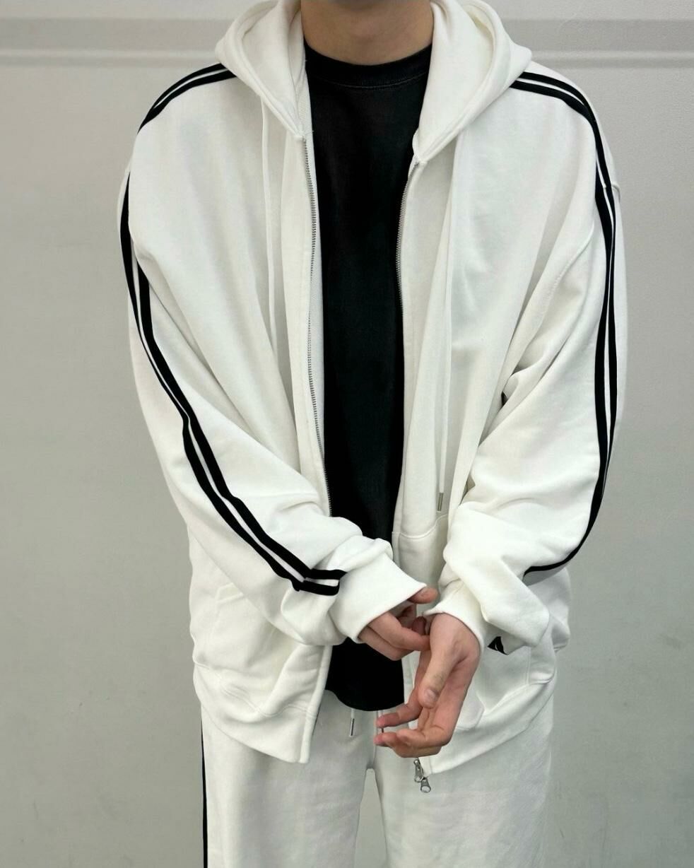 雙間連帽拉鍊外套 WELL DONE-103JK