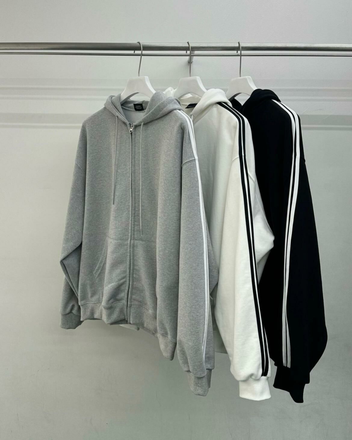 雙間連帽拉鍊外套 WELL DONE-103JK