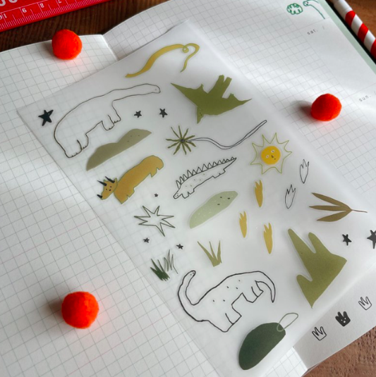 天黑以後 轉印貼紙 感壓貼紙｜馬卡龍腳趾