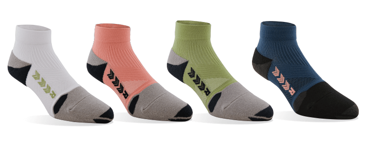 CHEGO Barefoot Running Quarter Socks for women