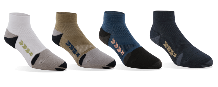 Men's CHEGO Barefoot Running Quarter Socks
